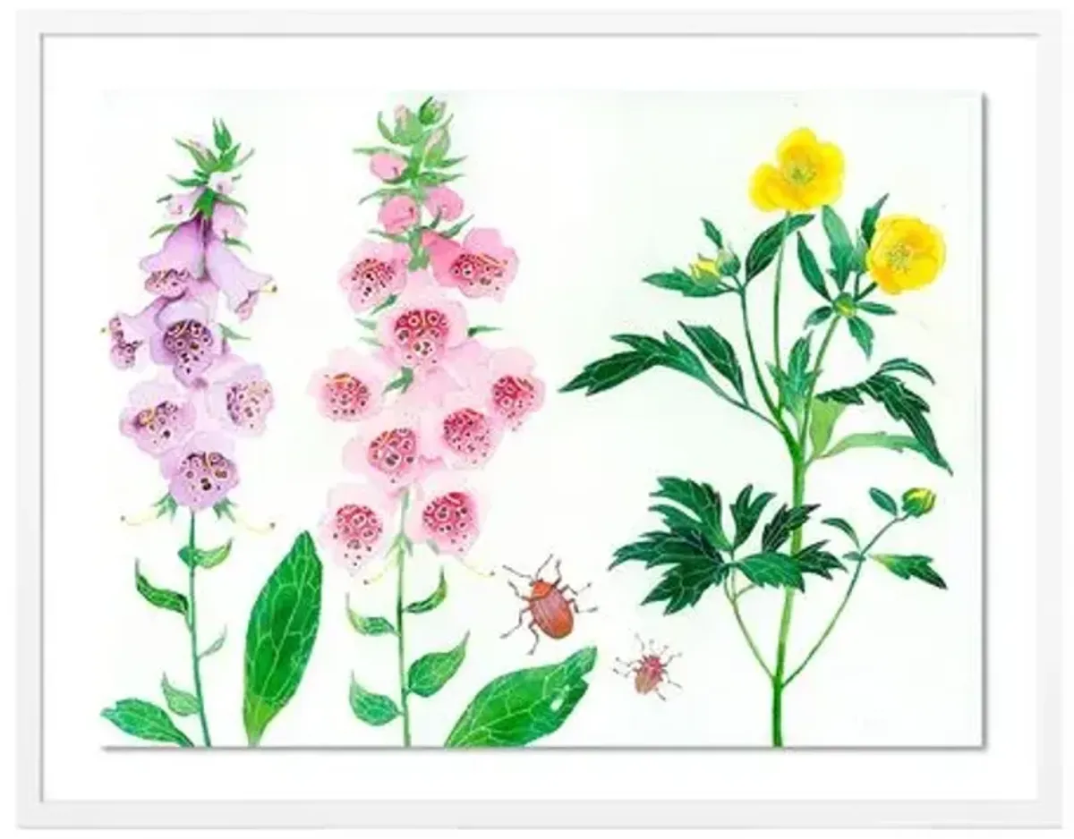 Gabby Malpas - Meadow Flowers 4 - Pink