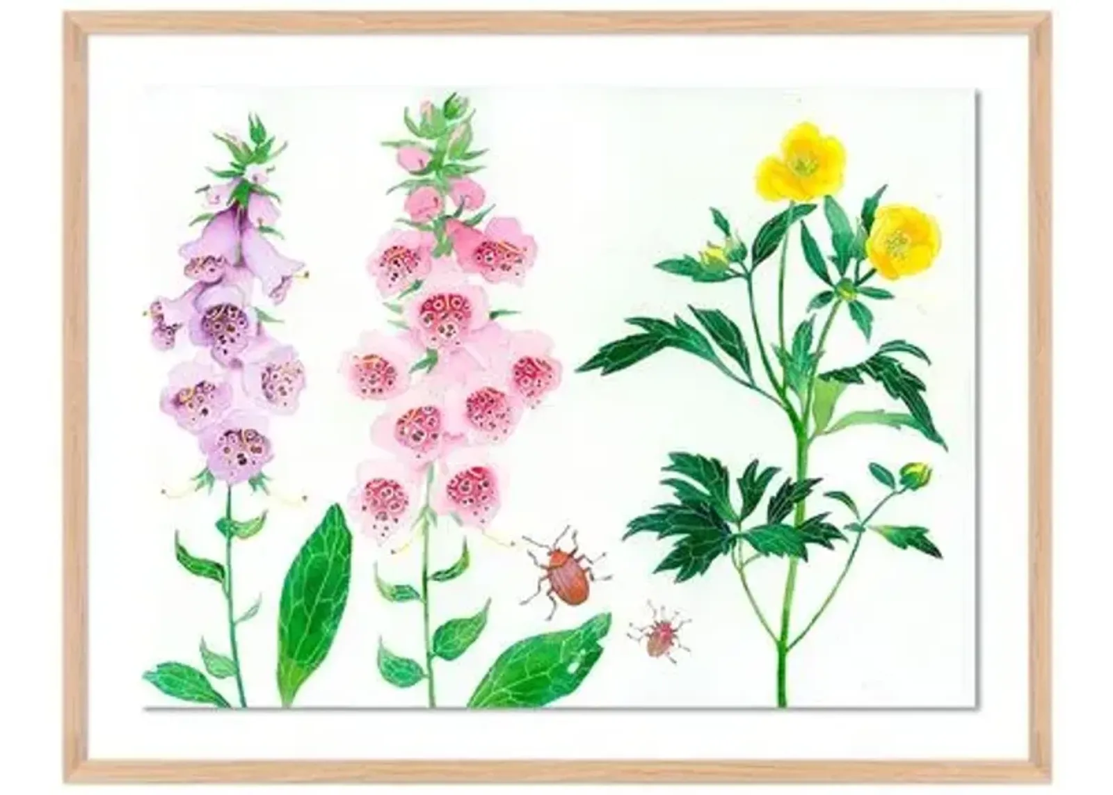 Gabby Malpas - Meadow Flowers 4 - Pink