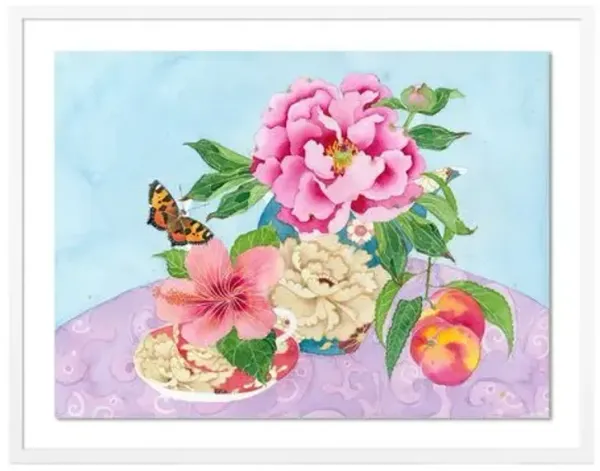 Gabby Malpas - Peony Happy Painting - Pink