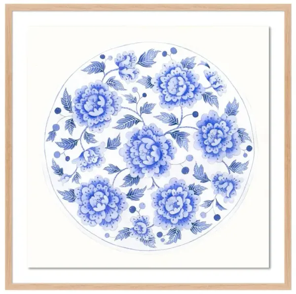 Gabby Malpas Blue Plate 3 Painting