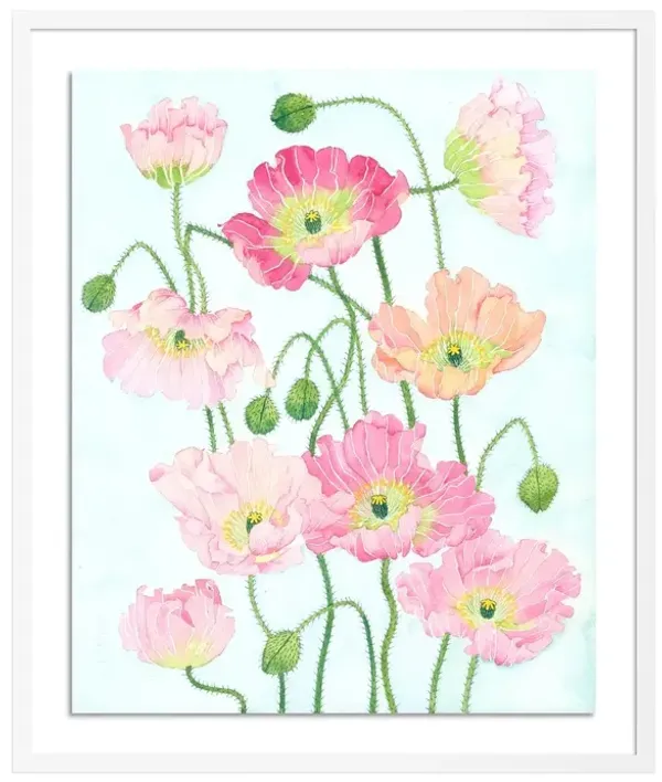 Gabby Malpas, Springtime Happiness Poppies Painting