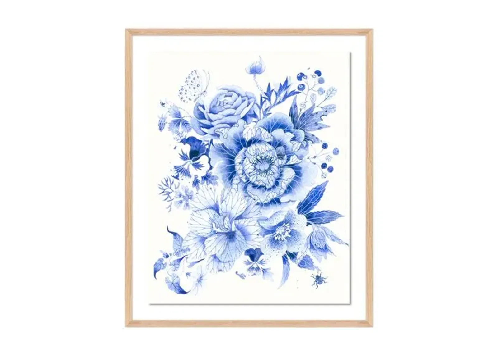 Gabby Malpas Blue White Floral 1