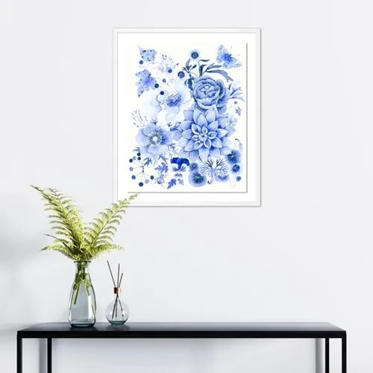 Gabby Malpas Blue/White Floral 2