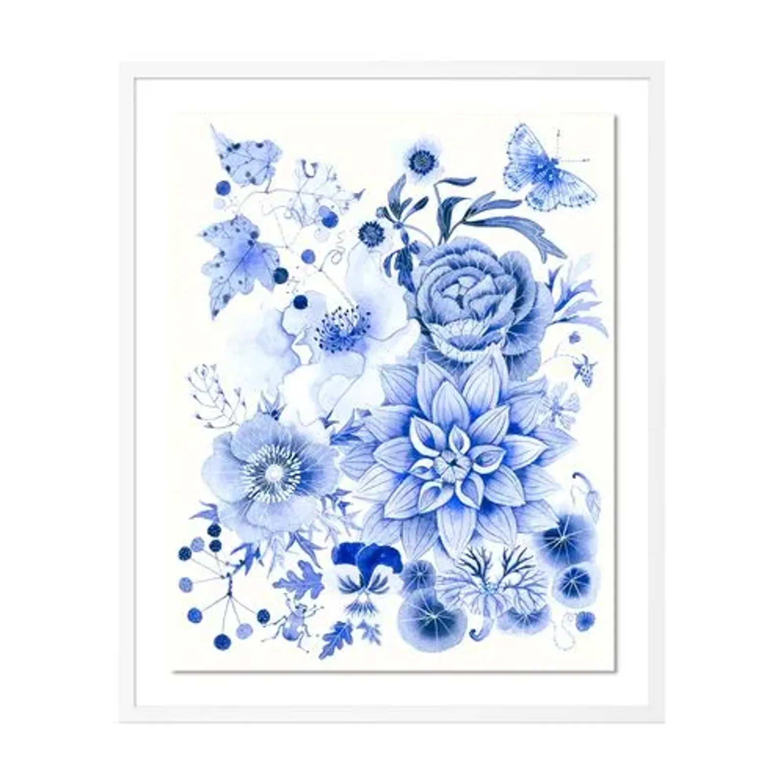 Gabby Malpas Blue/White Floral 2