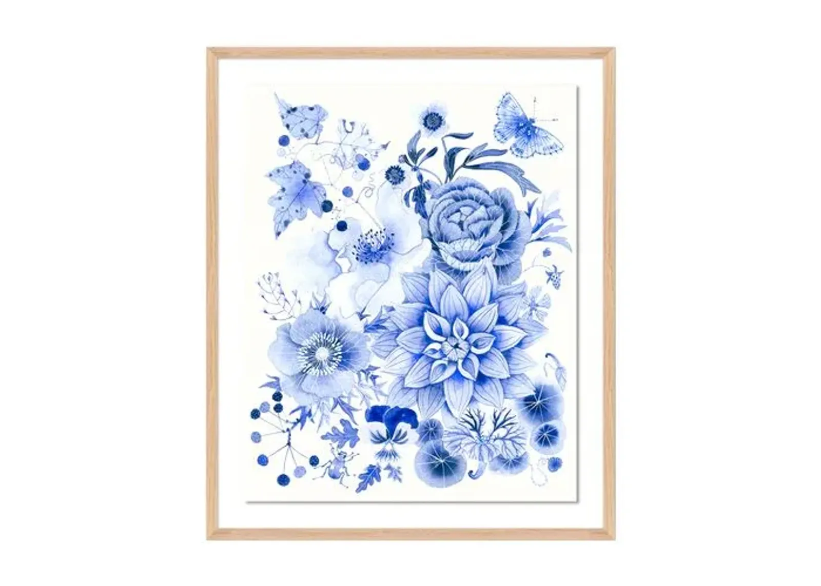 Gabby Malpas Blue/White Floral 2