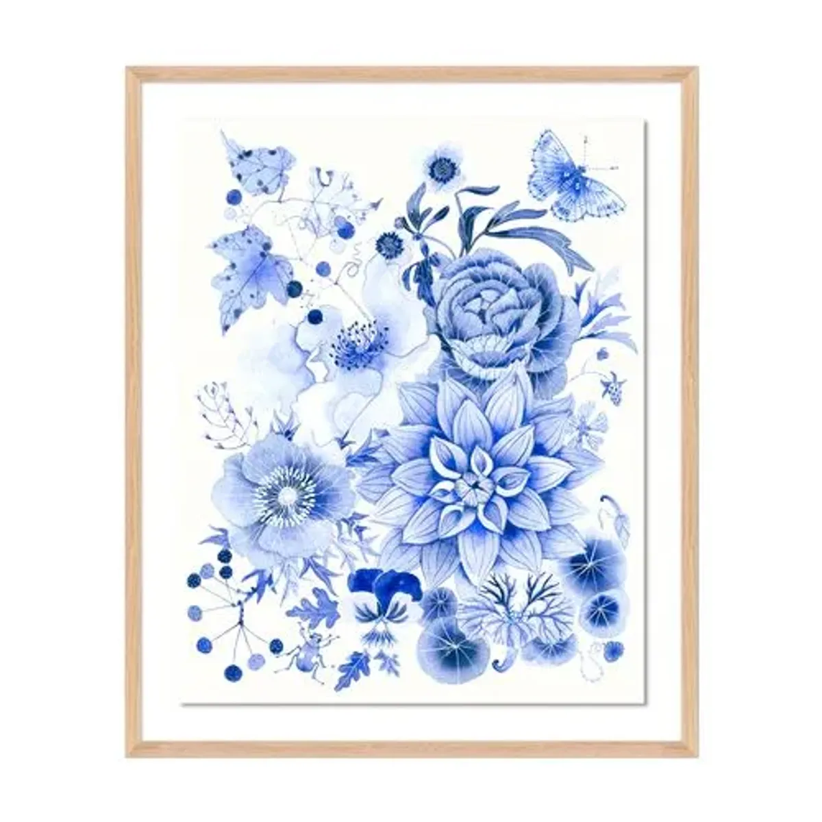 Gabby Malpas Blue/White Floral 2