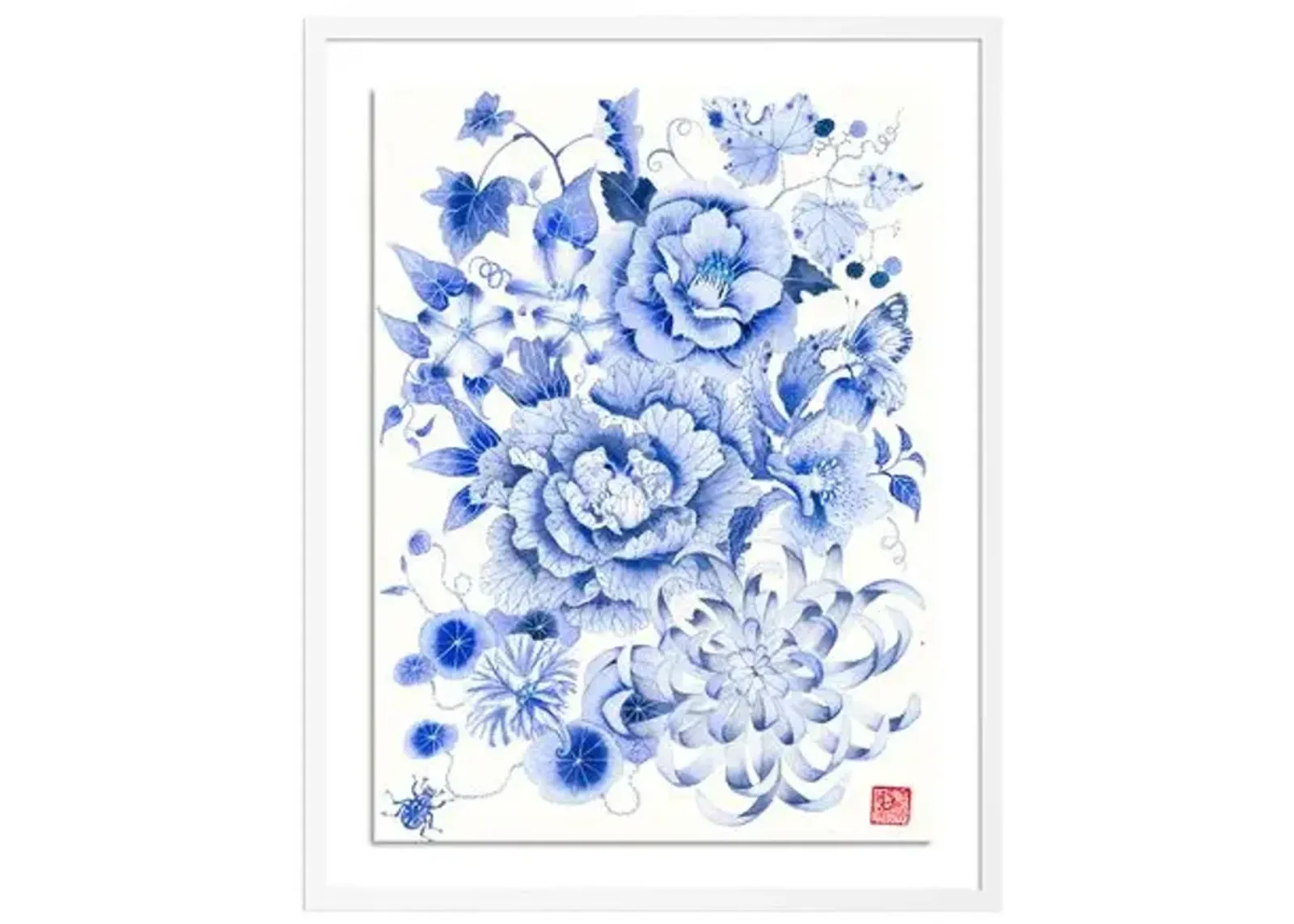 Gabby Malpas Blue Floral 2