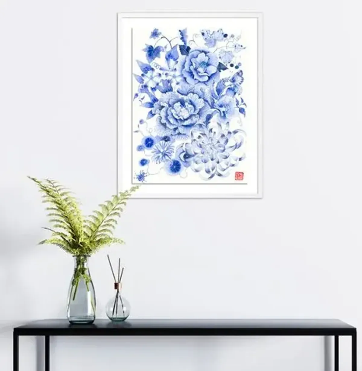 Gabby Malpas Blue Floral 2