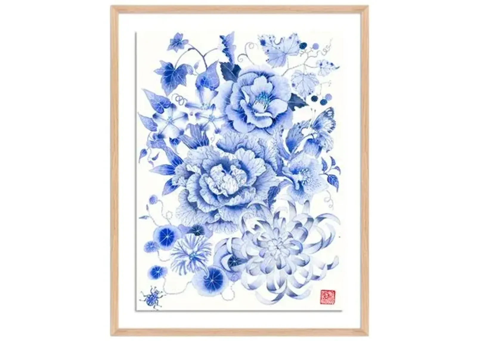 Gabby Malpas Blue Floral 2