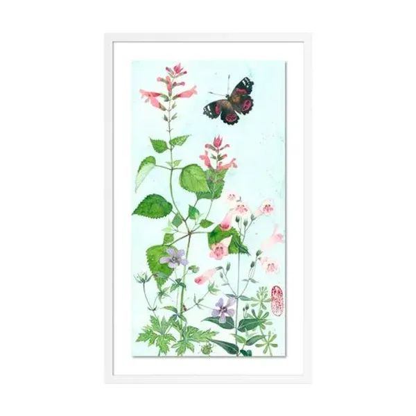 Gabby Malpas - Sarah's Garden 10 Painting - White