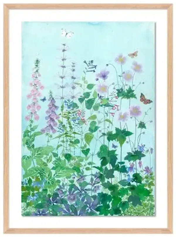 Gabby Malpas - Sarah's Garden 14 Painting - White