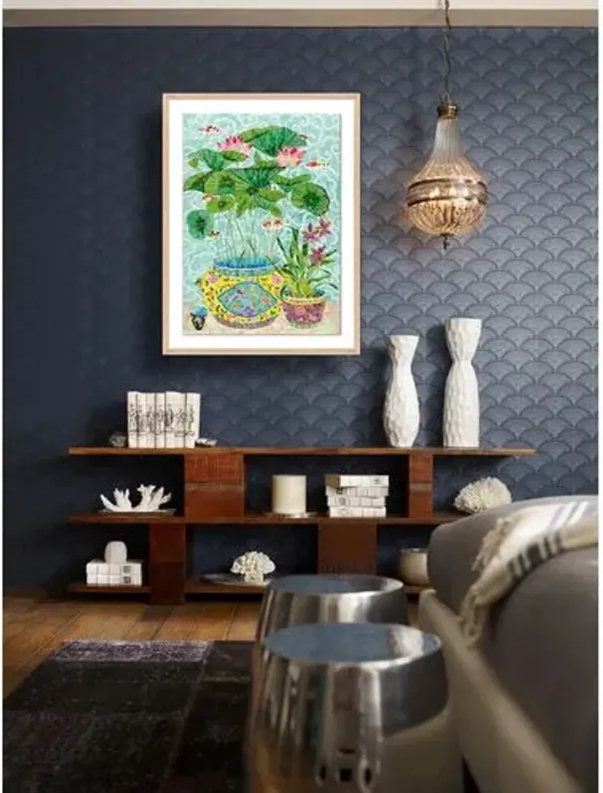 Gabby Malpas Magnolia Grandiflora 1 Painting - White