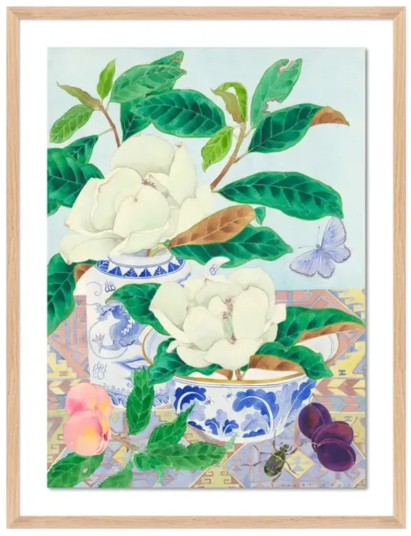 Gabby Malpas, Koi Bowls Yellow 2 Painting