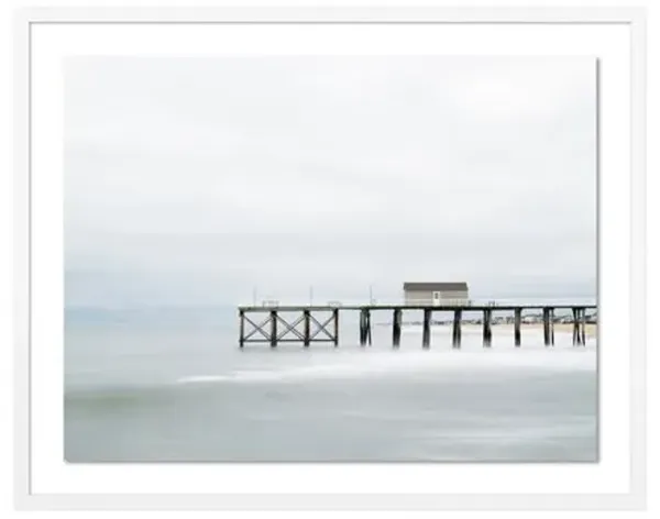 Tommy Kwak - Piers Photograph - Belmar Beach - NJ - Brown