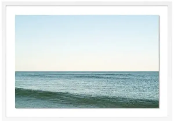 Tommy Kwak - Waves Photograph - Avon by the Sea - NJ - Blue