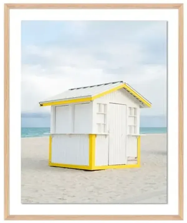 Tommy Kwak - Beach Stand 2Photograph - Blue