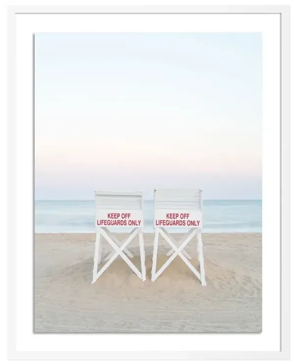 Tommy Kwak, Lifeguard Stands Photograph, Montauk, NY