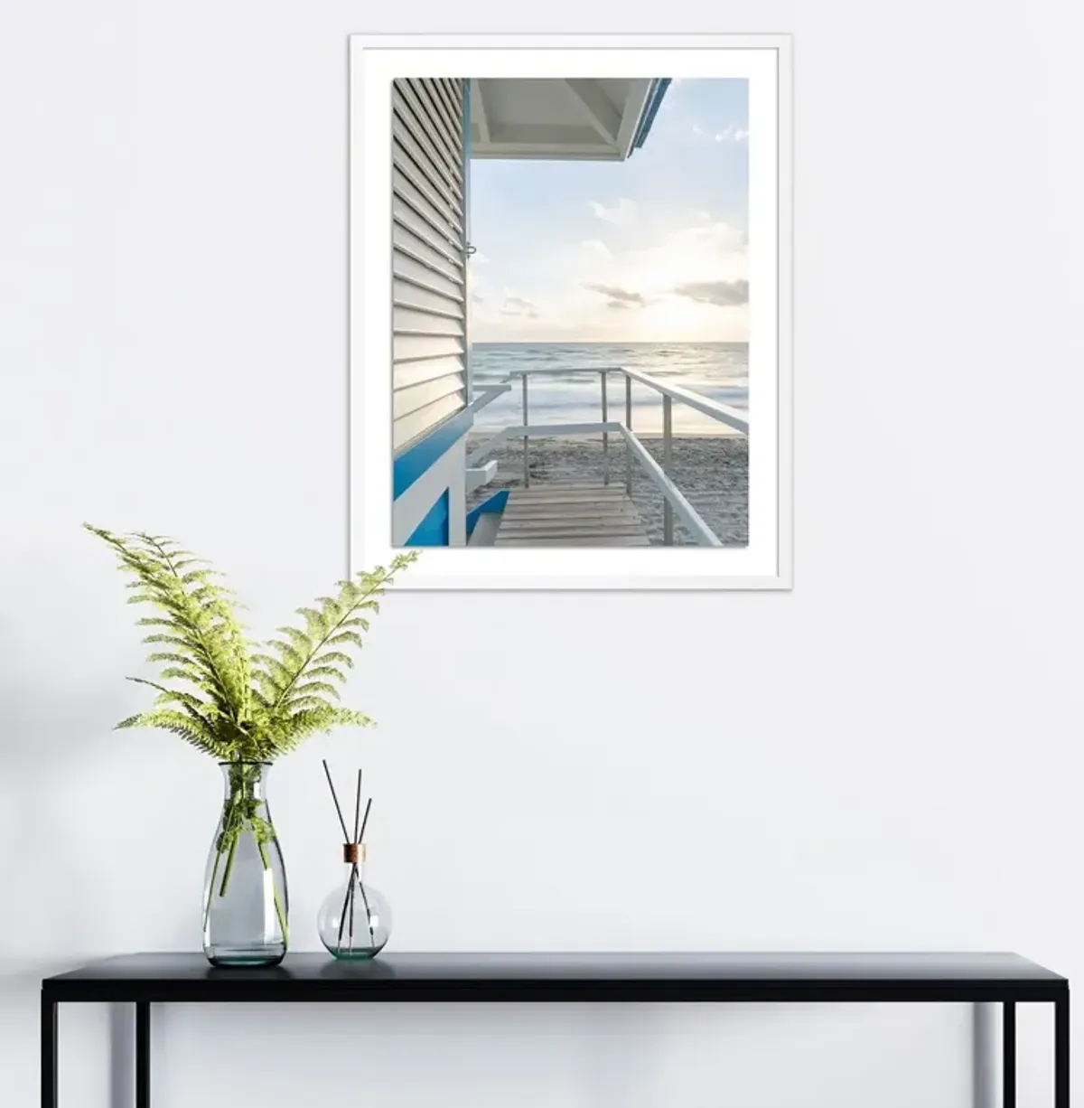Tommy Kwak, Lifeguard Tower Photograph, Miami Beach, FL