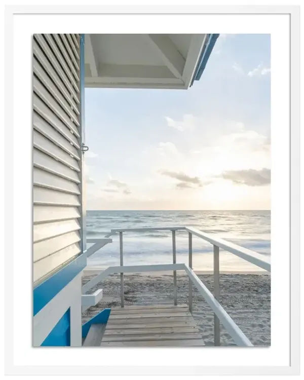 Tommy Kwak, Lifeguard Tower Photograph, Miami Beach, FL