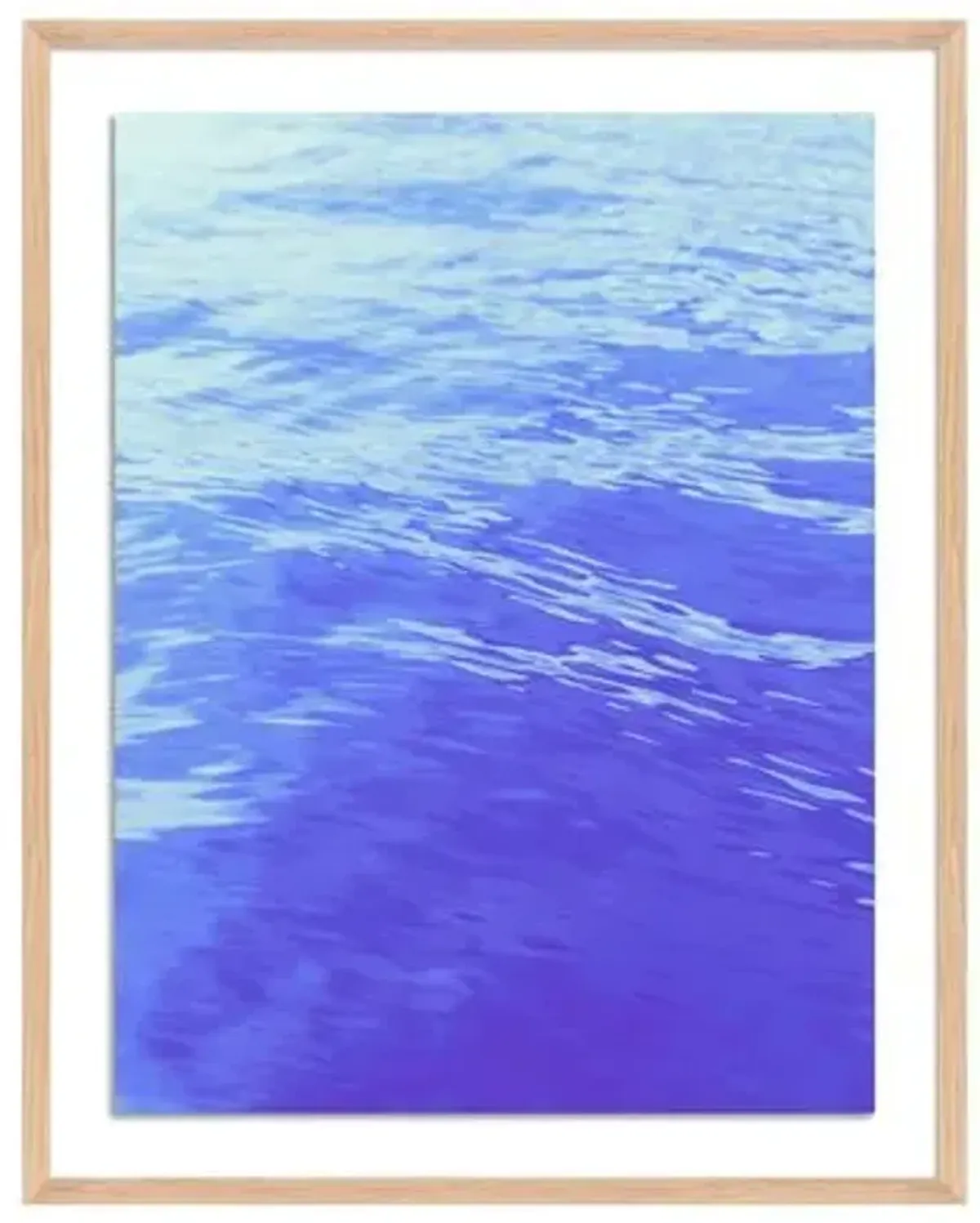 Tommy Kwak - Waves Photograph - Ems River - Germany - Blue