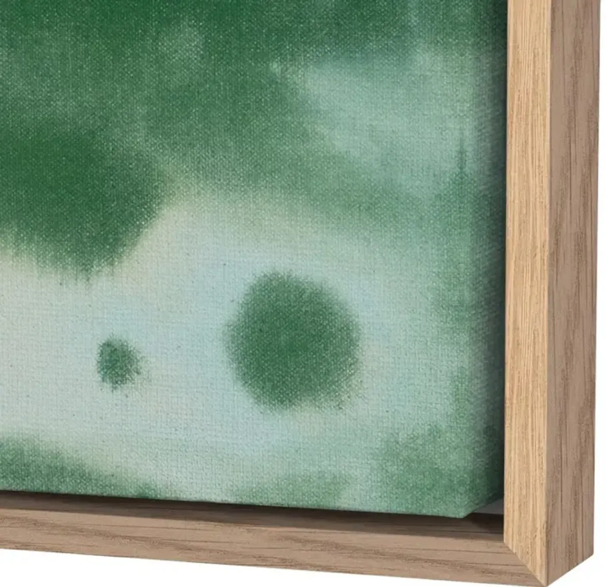 Laura Roebuck, Shady Trees 1 Painting, Framed Canvas