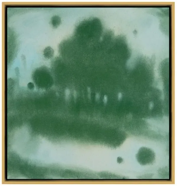 Laura Roebuck, Shady Trees 1 Painting, Framed Canvas