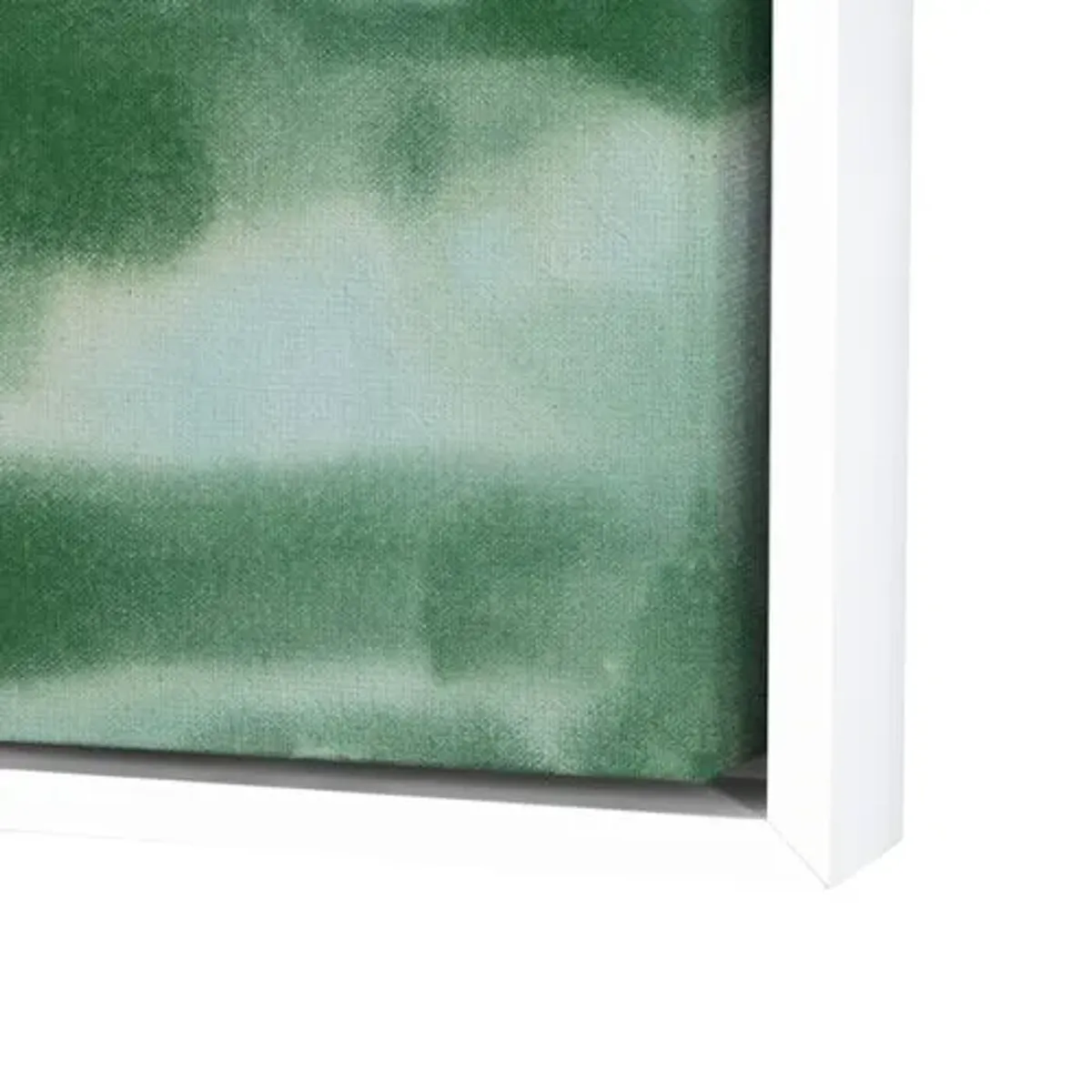 Laura Roebuck - Shady Trees 2 Painting - Framed Canvas - Green