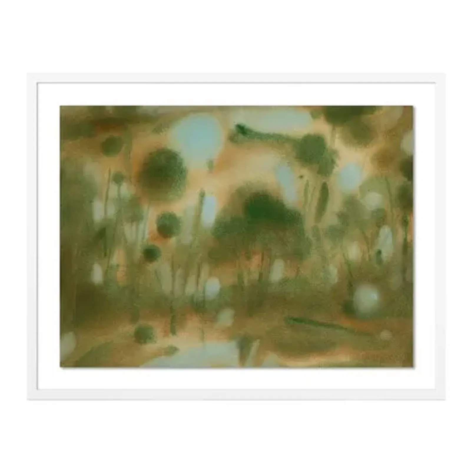 Laura Roebuck - Through the Forest 1 - Framed Paper - Green