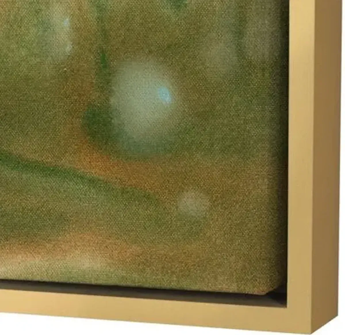 Laura Roebuck - Through the Forest 1 Painting - Framed Canvas - Green