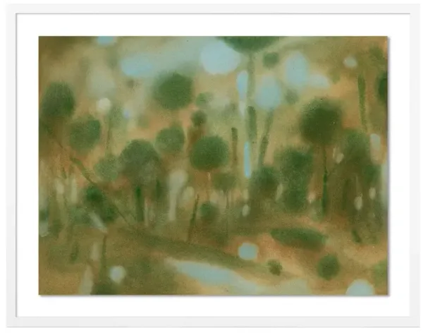 Laura Roebuck Through the Forest 2 Painting, Framed Paper