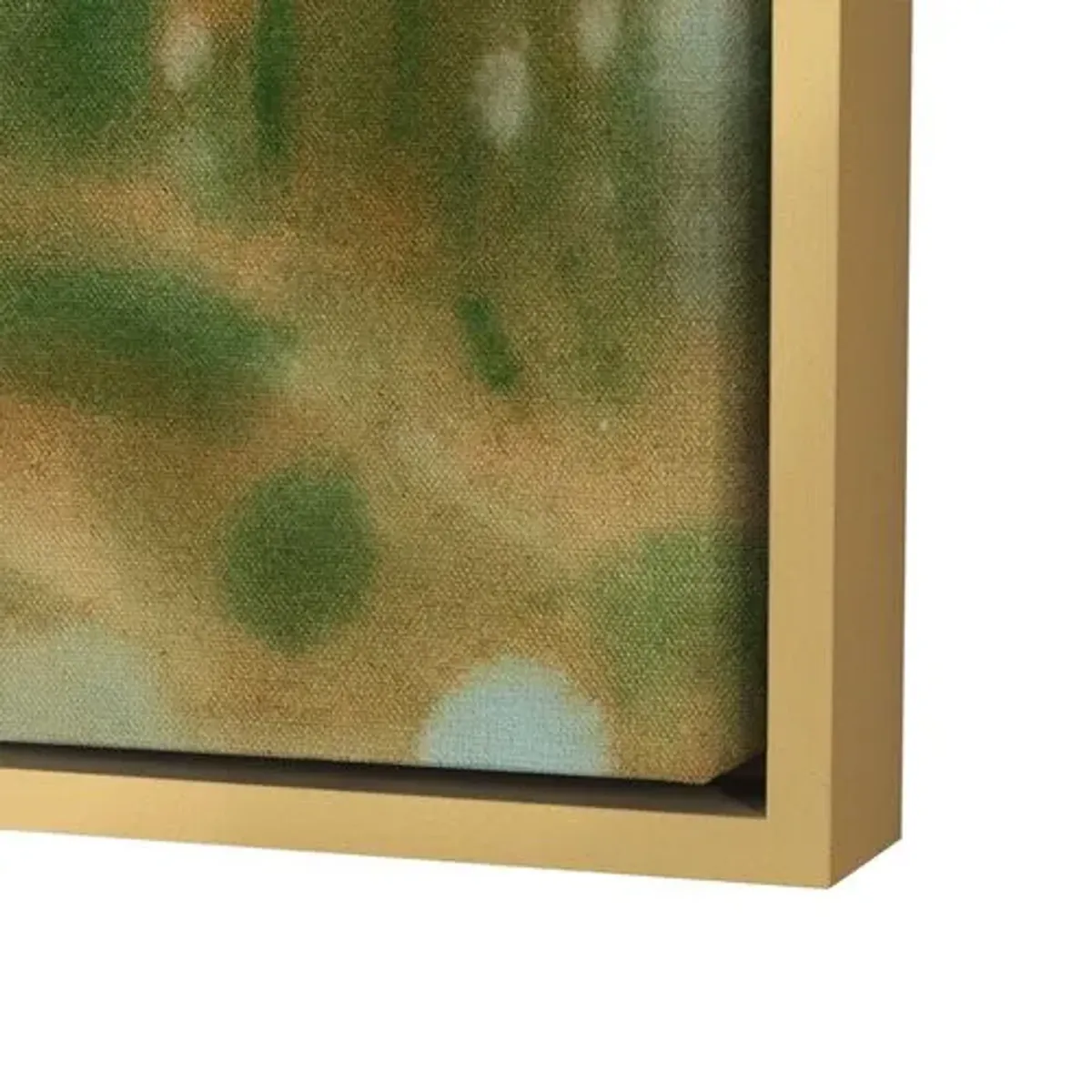 Laura Roebuck - Through the Forest 2 Painting - Framed Canvas - Green