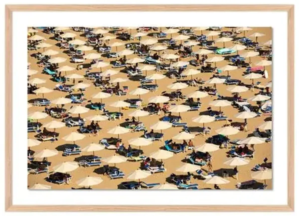 Judith Gigliotti - Rows of White Photograph - Blue