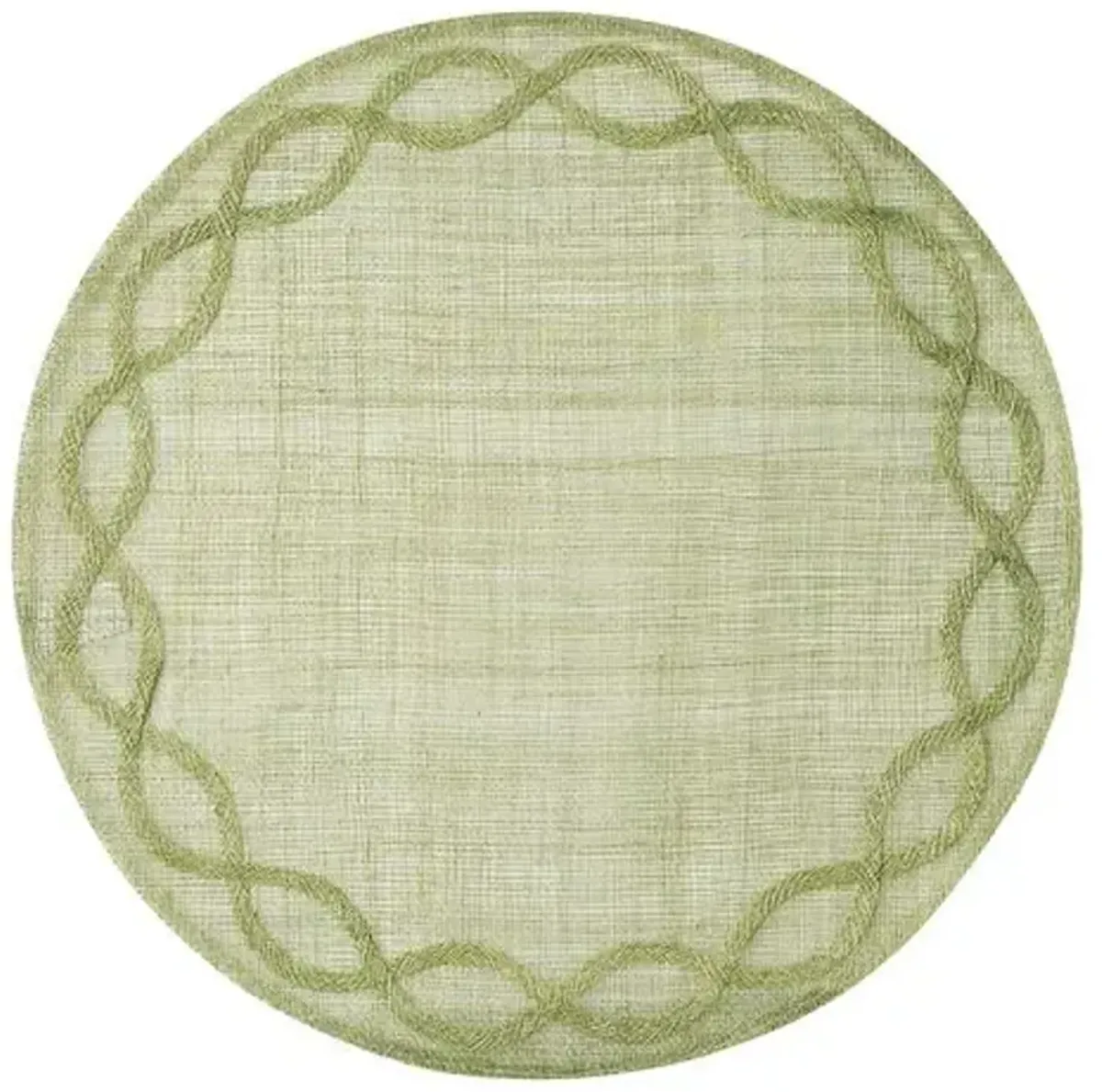 Set of 4 Tuileries Garden Placemats - Pistachio - Juliska - Green