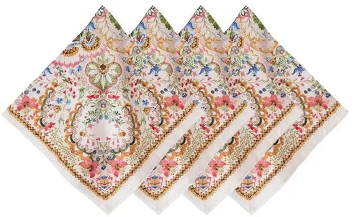 Set of 4 Sofia Napkins - Juliska - Multi