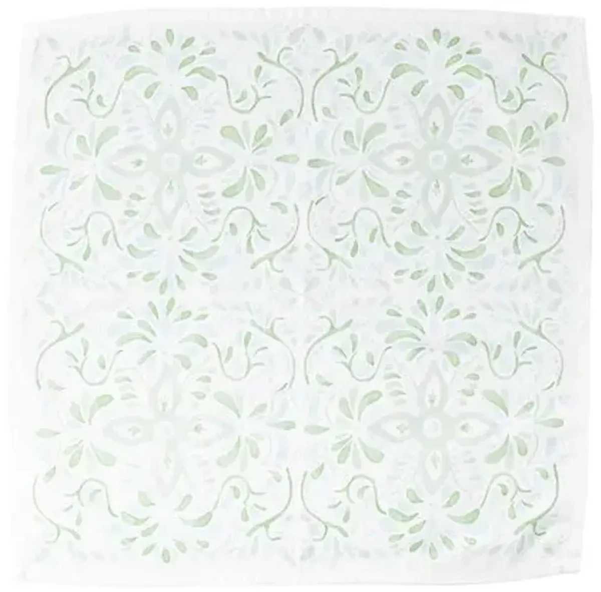 Set of 4 Iberian Napkins - Sage - Juliska - Green