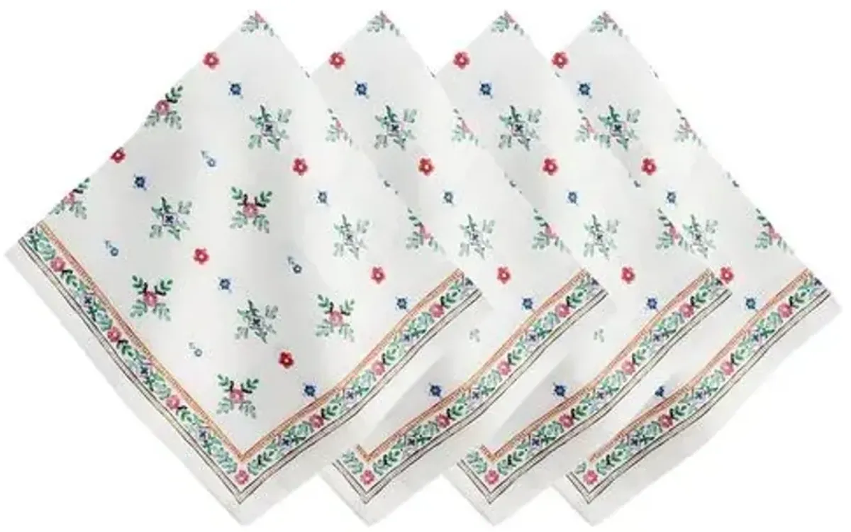 Set of 4 Heidi Napkins - Juliska - Multi