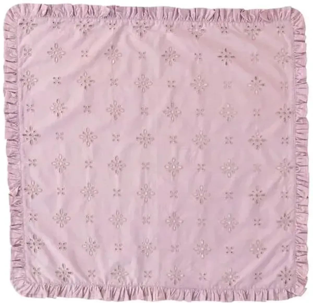 Set of 4 Eyelet Napkins - Lilac - Juliska - Purple