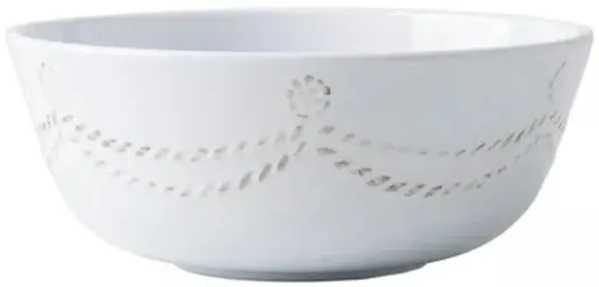 Set of 4 Berry & Thread Melamine Cereal/Ice Cream Bowls - Whitewash - Juliska