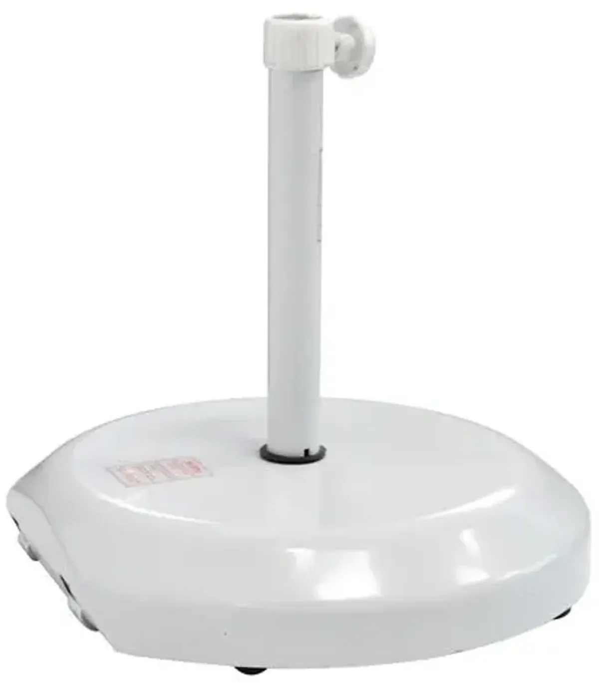 Umbrella Base with Wheels - White