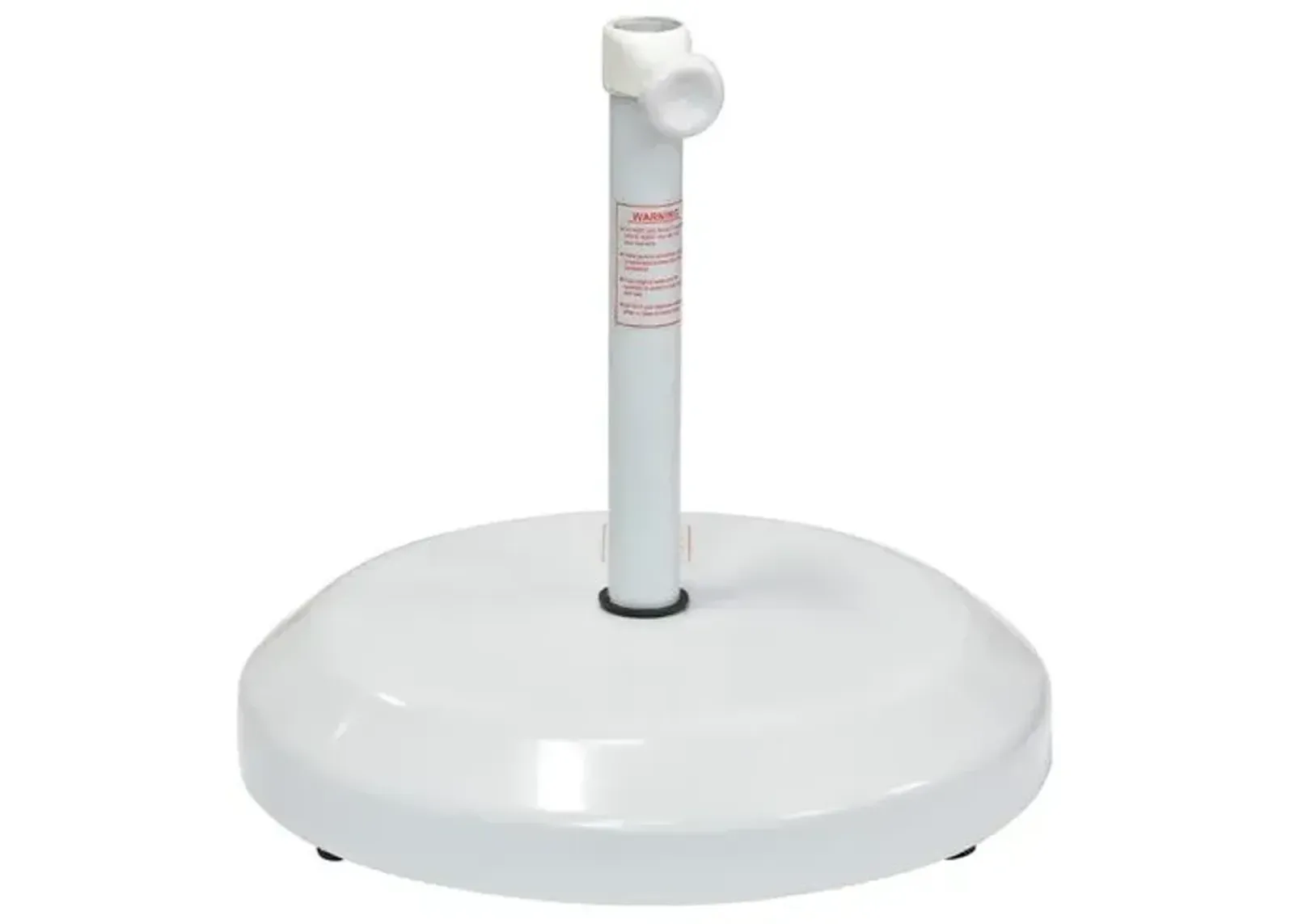 Umbrella Base with Wheels - White