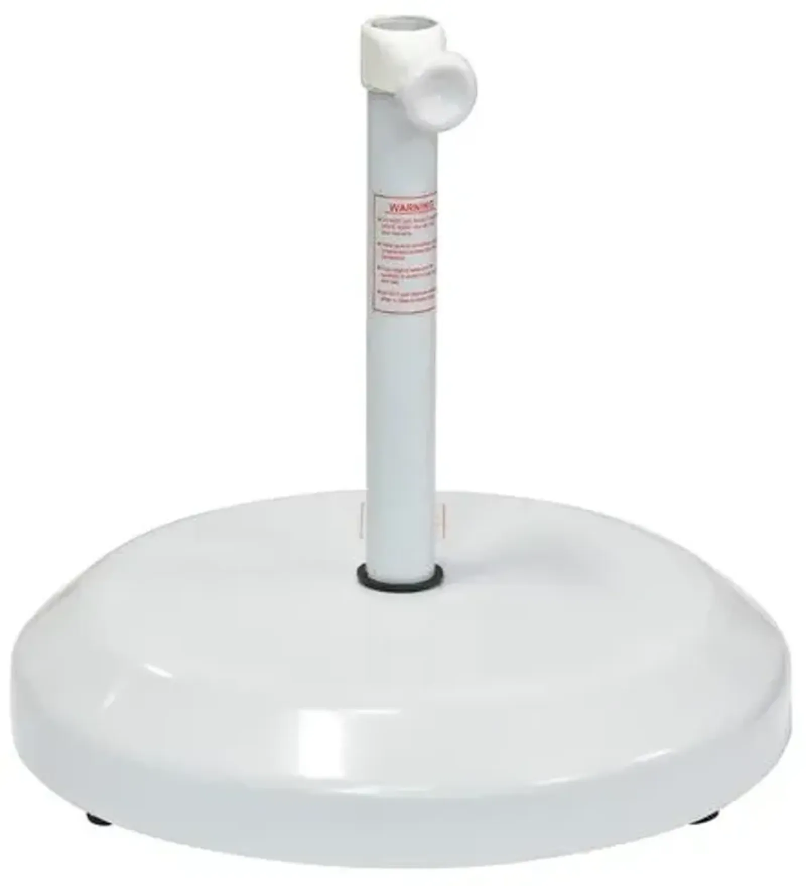 Umbrella Base with Wheels - White