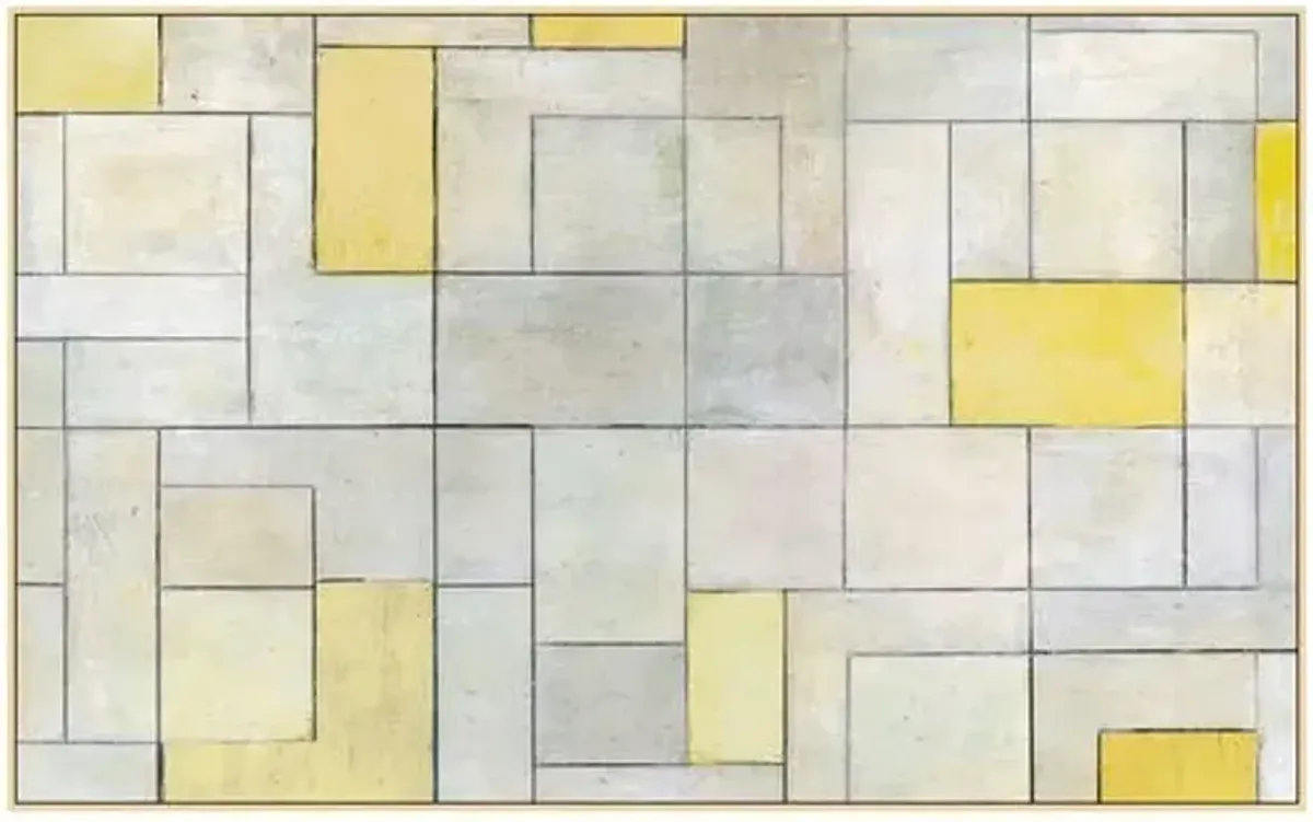 Lillian August - Geo In Yellow - Brown