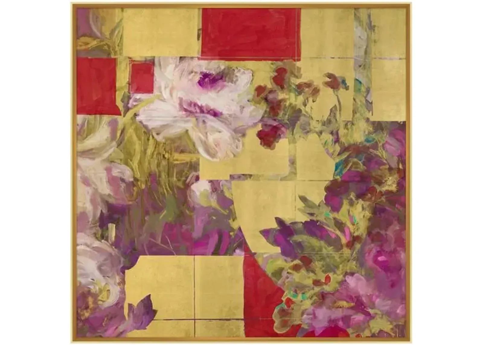 Lillian August - Fragmented Floral - Gold