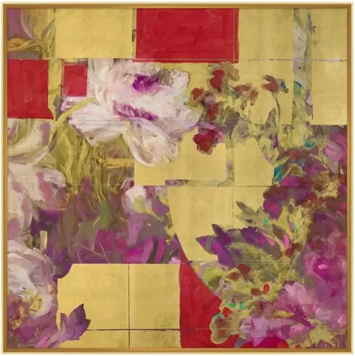 Lillian August - Fragmented Floral - Gold