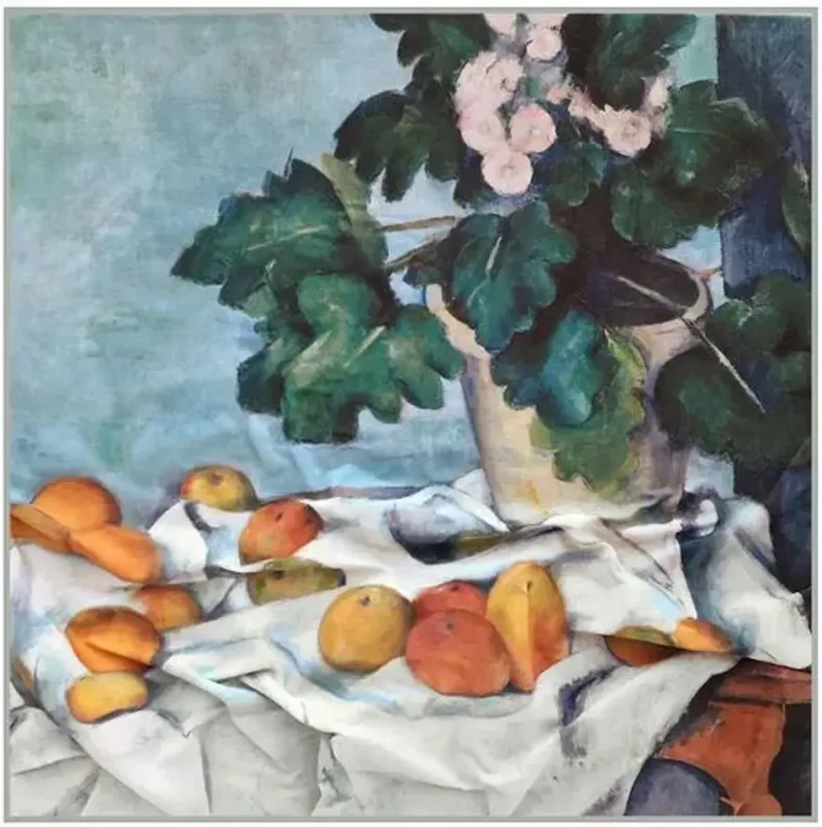 The Met - Still Life with Apples and a Pot of Primroses - White