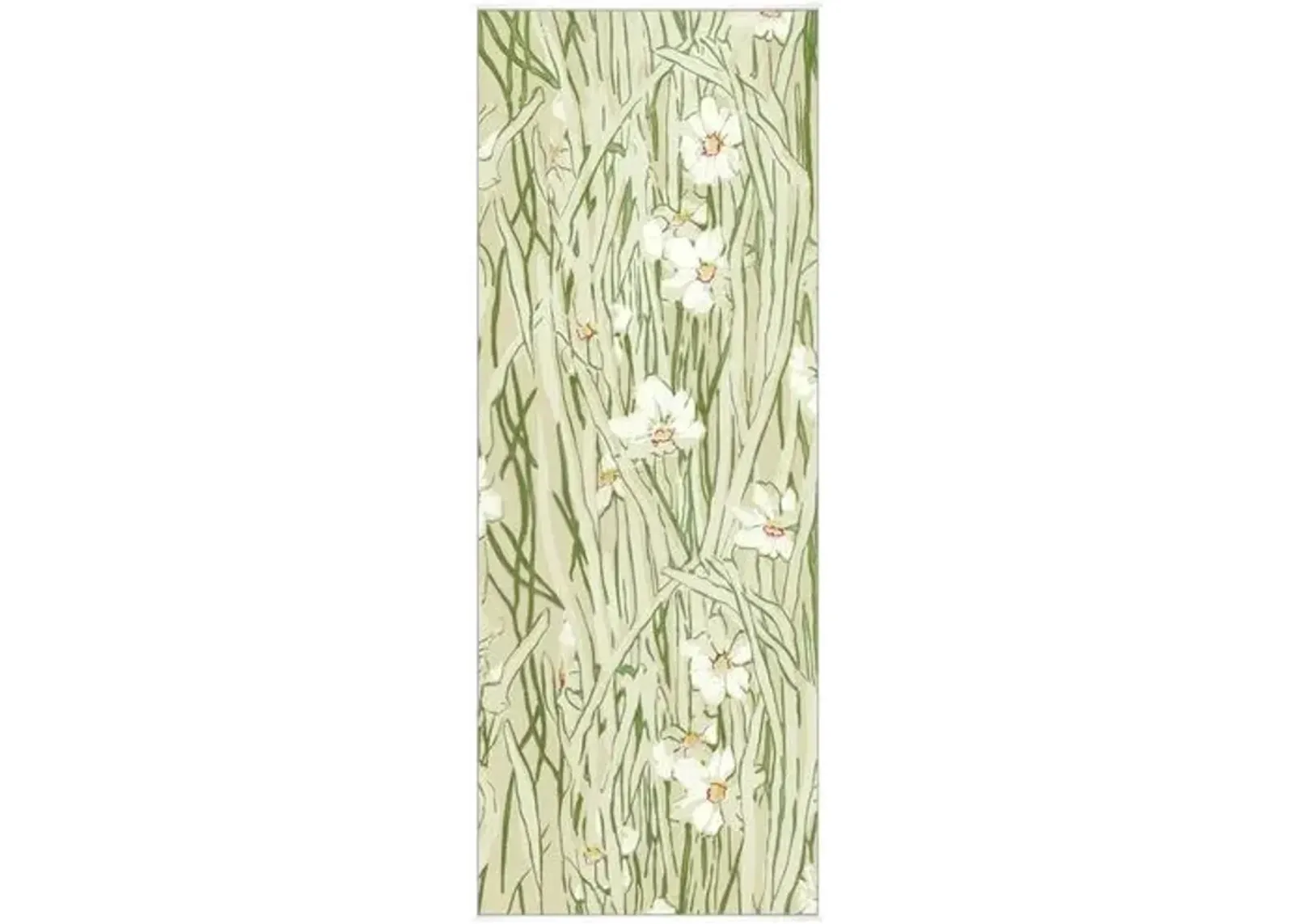 The Met - Poet's Floral 1 - White