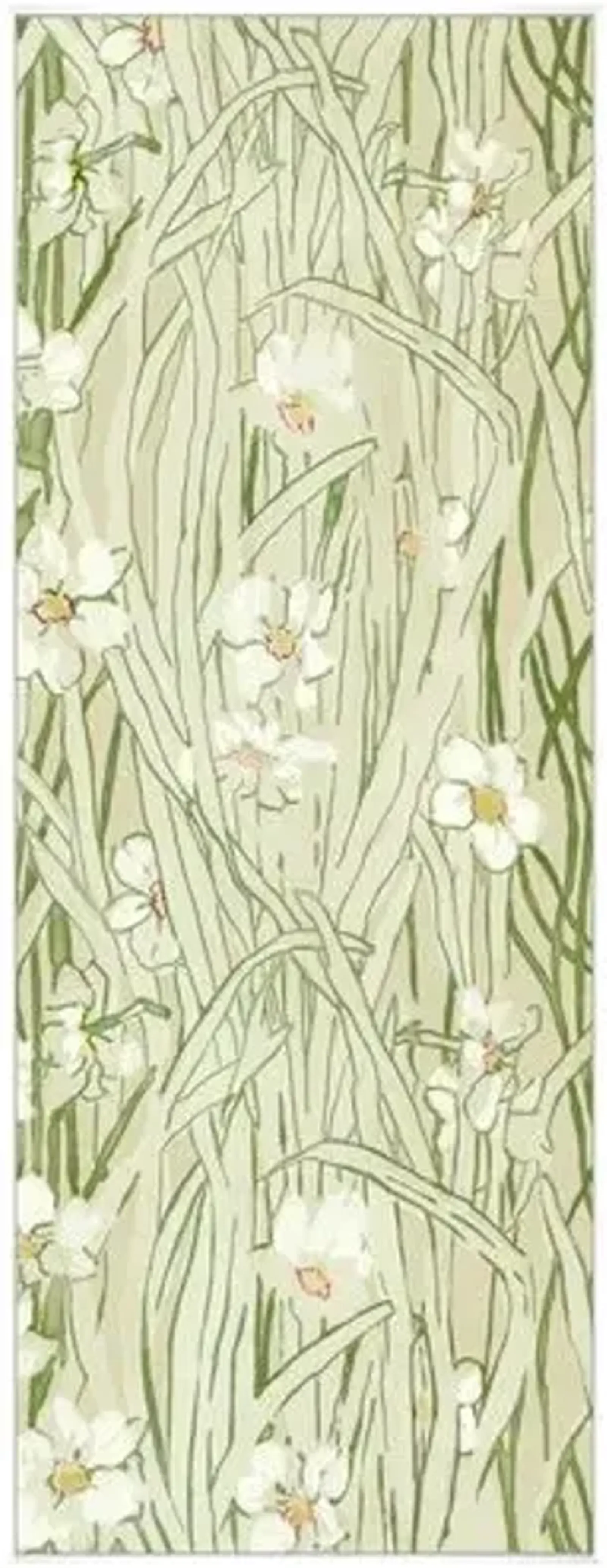 The Met - Poet's Floral 3 - White