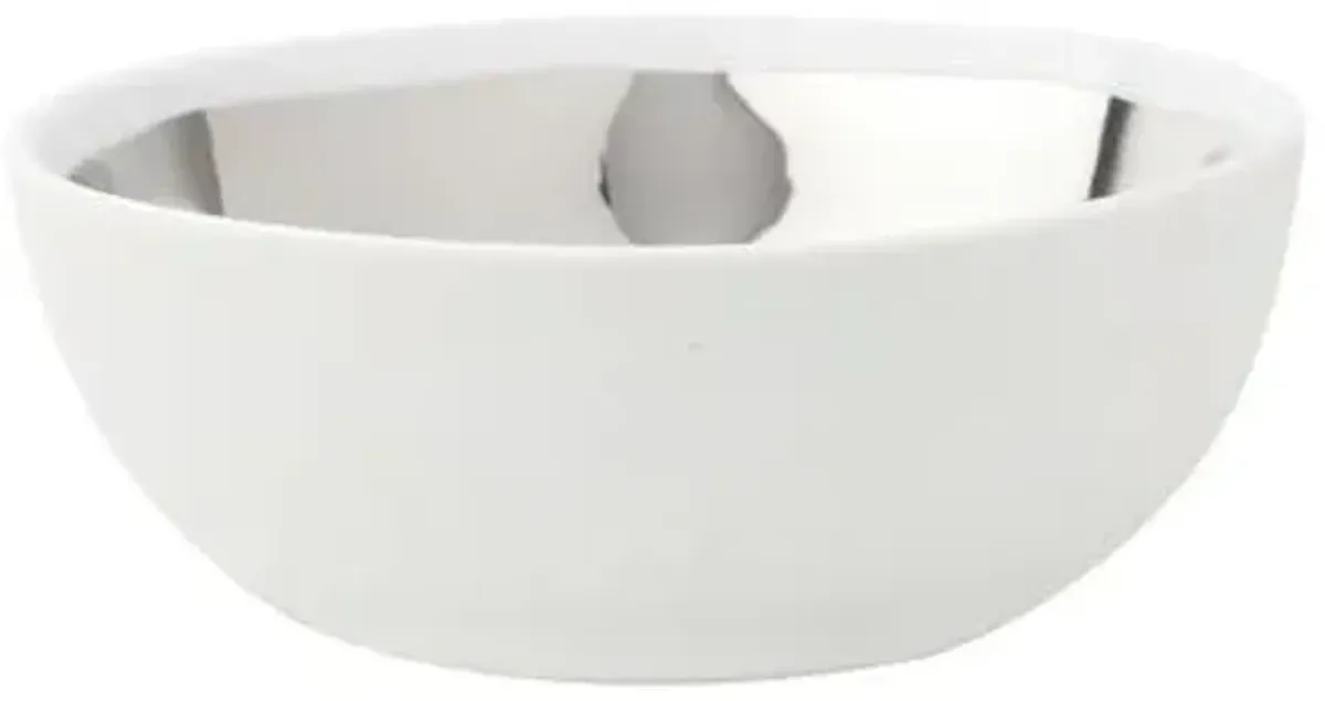 Dauville XL Bowl - Platinum - Canvas - Silver