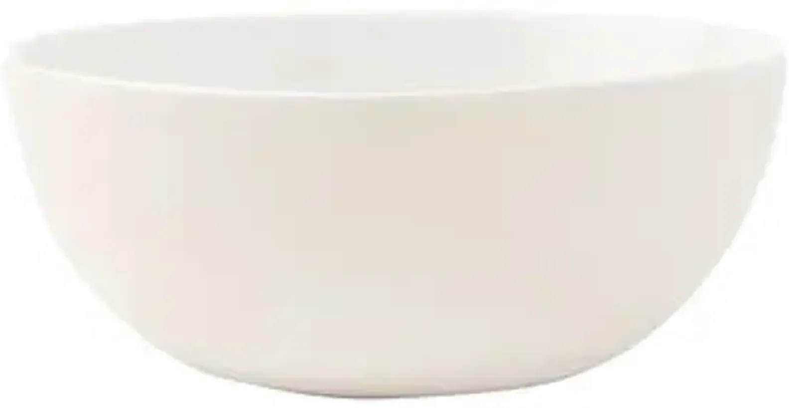 Set of 4 Shell Bisque Small Bowls - Canvas - White