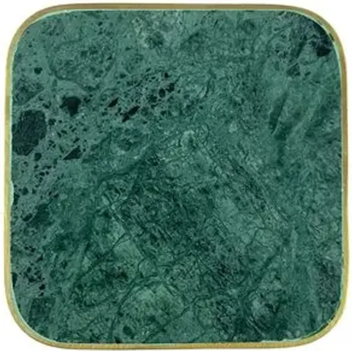 Set of 4 Verona Coasters - Canvas - Green